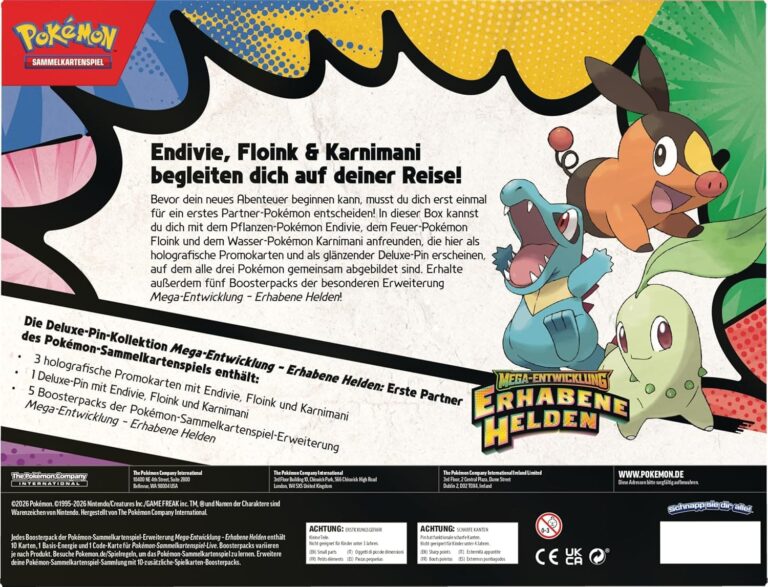 Pokemon Erhabene Helden Deluxe Pin Kollektion