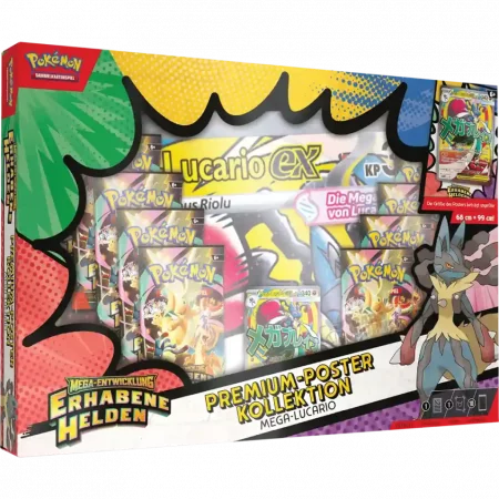 Erhabene Helden: Mega Lucario Premium Poster Collection (DE)